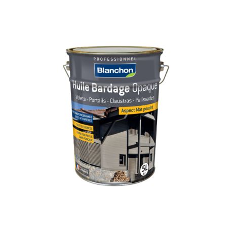 Huile Bardage - Anthracite - BLANCHON - 5 litres