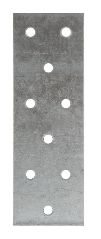 Plaque Perforée Charpente 80 x 200 x 2 mm en Acier Galva Simpson