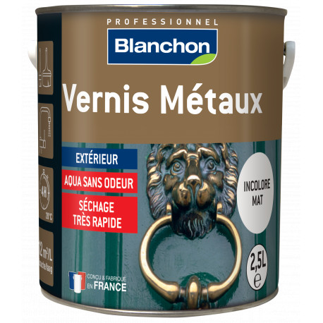 Vernis métaux Incolore Mat Blanchon 2.5L