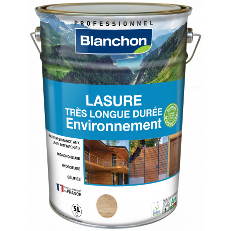 Lasure 5L Incolore très longue durée Environnement - BLANCHON