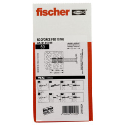 Cheville RODFORCE FGD 10 M6 - 50/bte