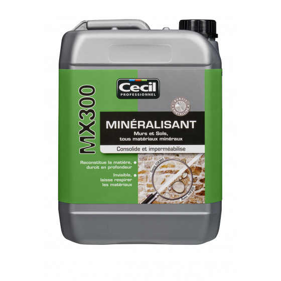 Minéralisant murs et dallages MX300 Incolore Minéralisant murs et dallages MX300 Incolore