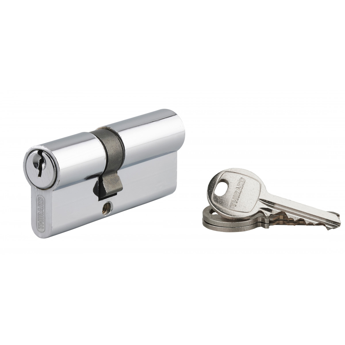 Cylindre De Serrure De Sécurité BKS PZ 88 - Double Cylindre à 3 Clés, Avec Fonction Nuit/Gêne