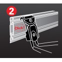 CLICK SYSTEM - Rail en aluminium - 81 cm - FISCHER