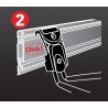 CLICK SYSTEM - Rail en aluminium - 81 cm - FISCHER