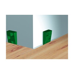 100 Cales crantées multi-usages - 80 x 30 x 10 mm VERTES