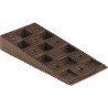 Sachet de 16 Cales crantées multi-usages -  90 x 45 x 15 mm MARRONS
