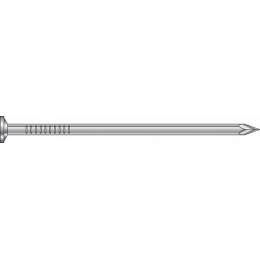 Pointe cannelée tête plate en inox A4 FIRKS Bte de 250