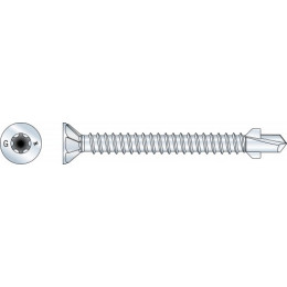 Vis bois sur structure acier BW Bte de 100