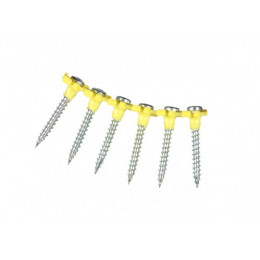 Vis bois connecteur tête bombée en bande 5x50 mm