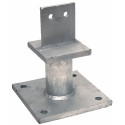 Pieds de poteau fortes charges Hauteur 210mm