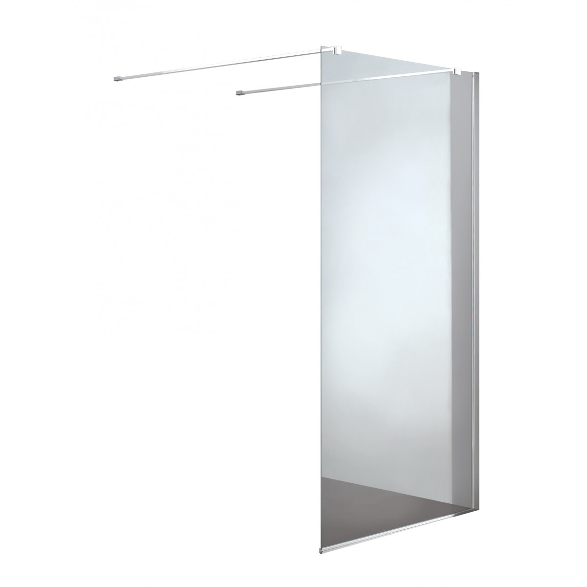 Ecran De Verre 6 mm Transparent Ht 190 Cm et 1 Barre et Profile Mural -  Manubricole