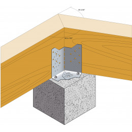 Equerre réglable pour dalle bois ABF230