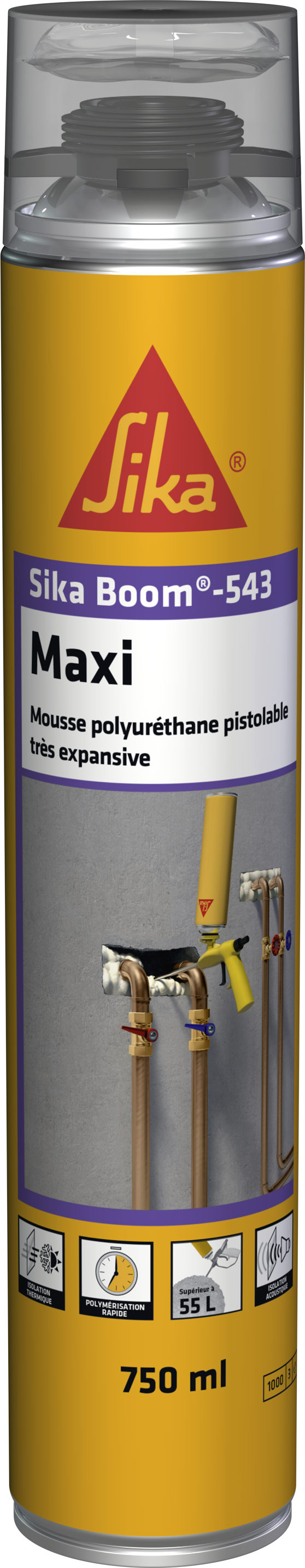 Sader Mousse Expansive Polyuréthane PU Aérosol – Multi-Usages