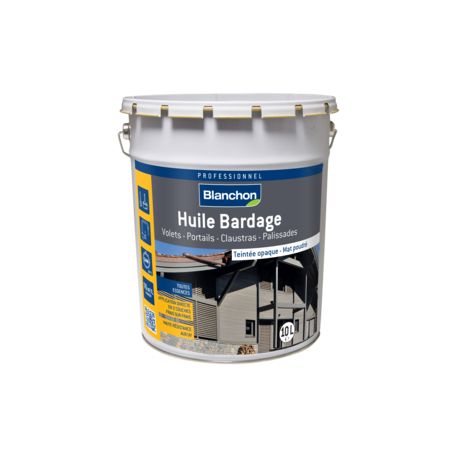 Huile Bardage Anthracite BLANCHON 10L Huile Bardage Anthracite BLANCHON 10L