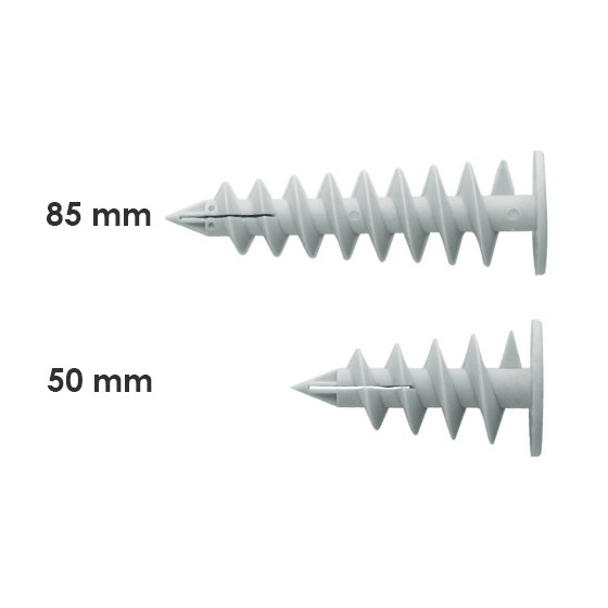 Lot De 100 Chevilles Nylon 6x50 Mm - Marque Scell-it - Neuf Sous Emballage