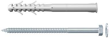 4 chevilles matériaux creux pour charges moyennes Fischer M6x59mm