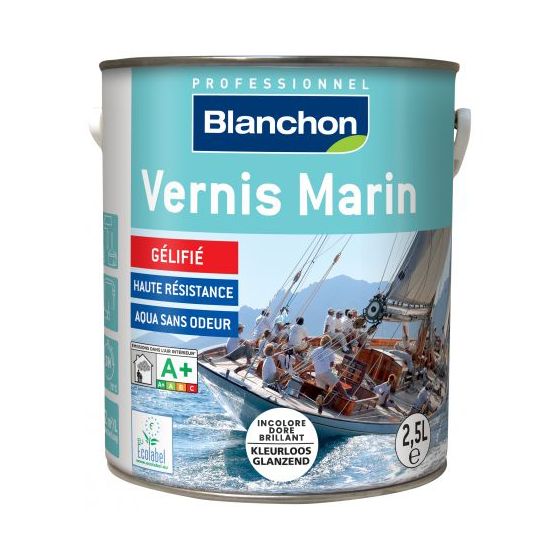 Vernis marin Incolore Doré Brillant 2,5L