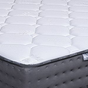 Matelas Zen, 20 cm, mousse haute densité, ferme, indépendance du couchage, face été/hiver