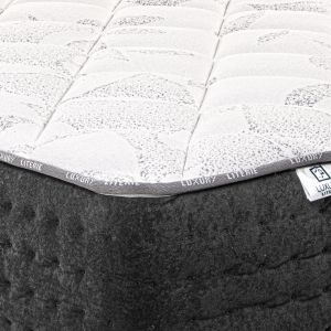 Matelas Serenite, 27cm, Ressorts Ensachés, Mousse Haute Densité, Indépendance de Couchage, Soutien très ferme, face été/hiver