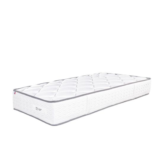 Matelas Iris, 20cm, mousse haute densité, indépendance du couchage, face été/hiver