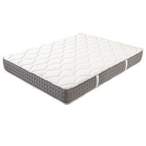 Matelas Sakina, 24cm, Ressorts Ensachés, Mousse Haute Densité, Indépendance de Couchage, Soutien ferme, face été/hiver