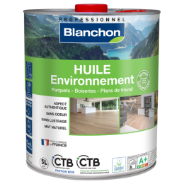 Huile parquet environnement Ultra mat - 5 litres