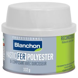 MASTIC FER POLYESTER BLANC 340g