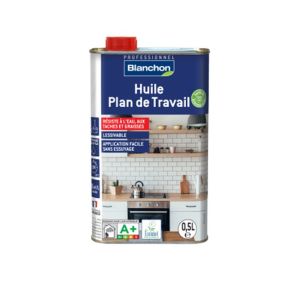 HUILE PLAN DE TRAVAIL BIOSOURCEE INCOLORE 0,5L