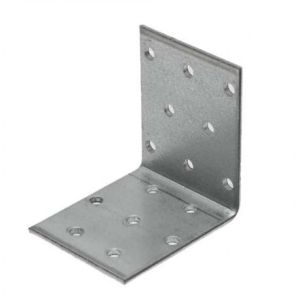 Equerre perforée simple zinguée - 40 X 40 X 40 X 2