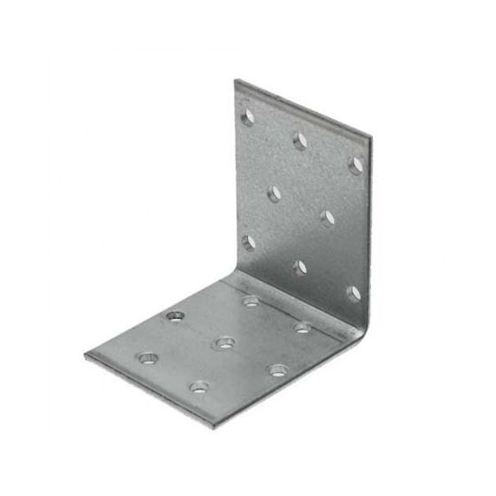 Equerre perforée simple zinguée - 80 X 80 X 80 X 2.5 Equerre perforée simple zinguée - 80 X 80 X 80 X 2.5