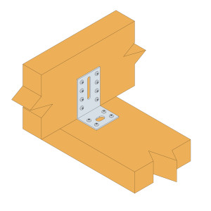 Equerre d'assemblage EA664/2 - 60x60x40x2mm - SIMPSON