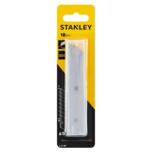 LAMES DE CUTTERS STANLEY 18MM DISTRIBUTEUR 5 lames