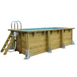 Piscine Azura200x400 x H126cm - Liner Bleu 75/100ème