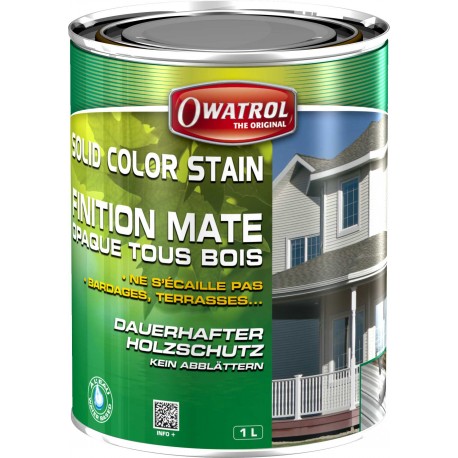 Peinture Solid Color Stain - Rouge profond - 2.5L